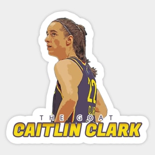 The Goat Caitlin Clark Sticker